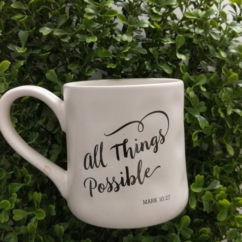 All things are possible cup Mug Day Sprt